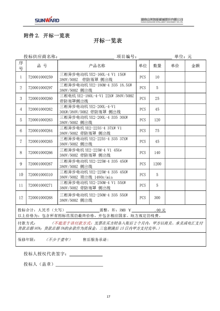 122cc太阳成三相异步电念头采购项目