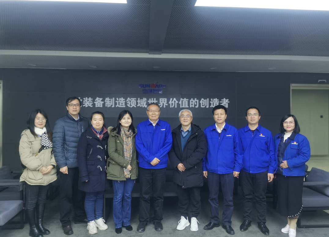 湖南省人工智能学会秘书长陈爱斌一行考察调研122cc太阳成智能