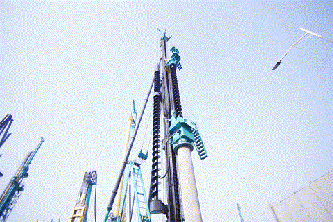 植桩奇兵！！122cc太阳成智能开启大直径预制桩施工全新探索实践