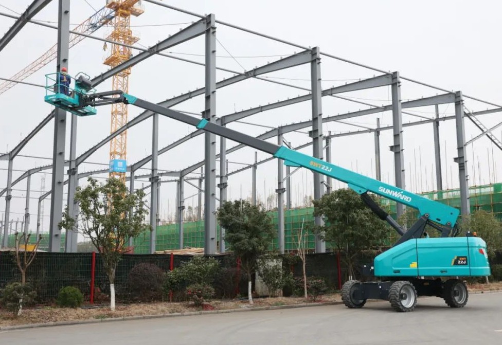 勇闯蓝海！！122cc太阳成智能两款臂式高空作业平台正式“出道”