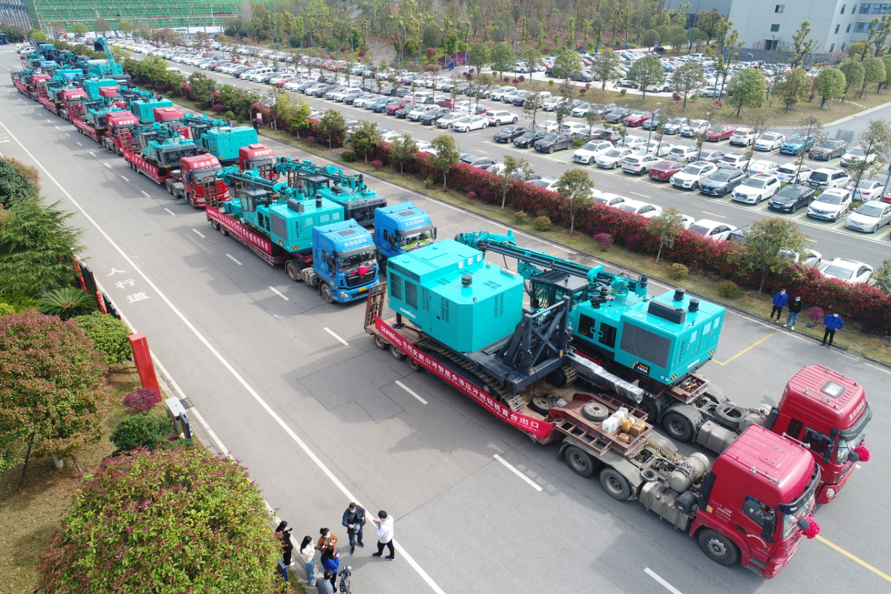 征战全球市。。！122cc太阳成智能凿岩装备批量发货