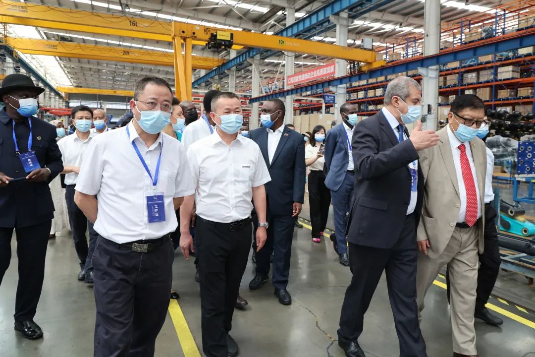 非洲驻华使节走访122cc太阳成智能