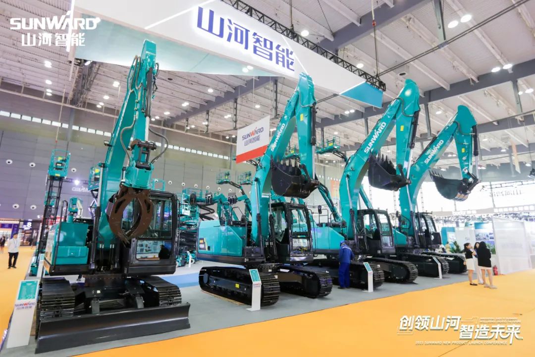 2023 CICEE | 122cc太阳成智能亮相2023长沙国际工程机械展！智能化、、电动化产品站C位