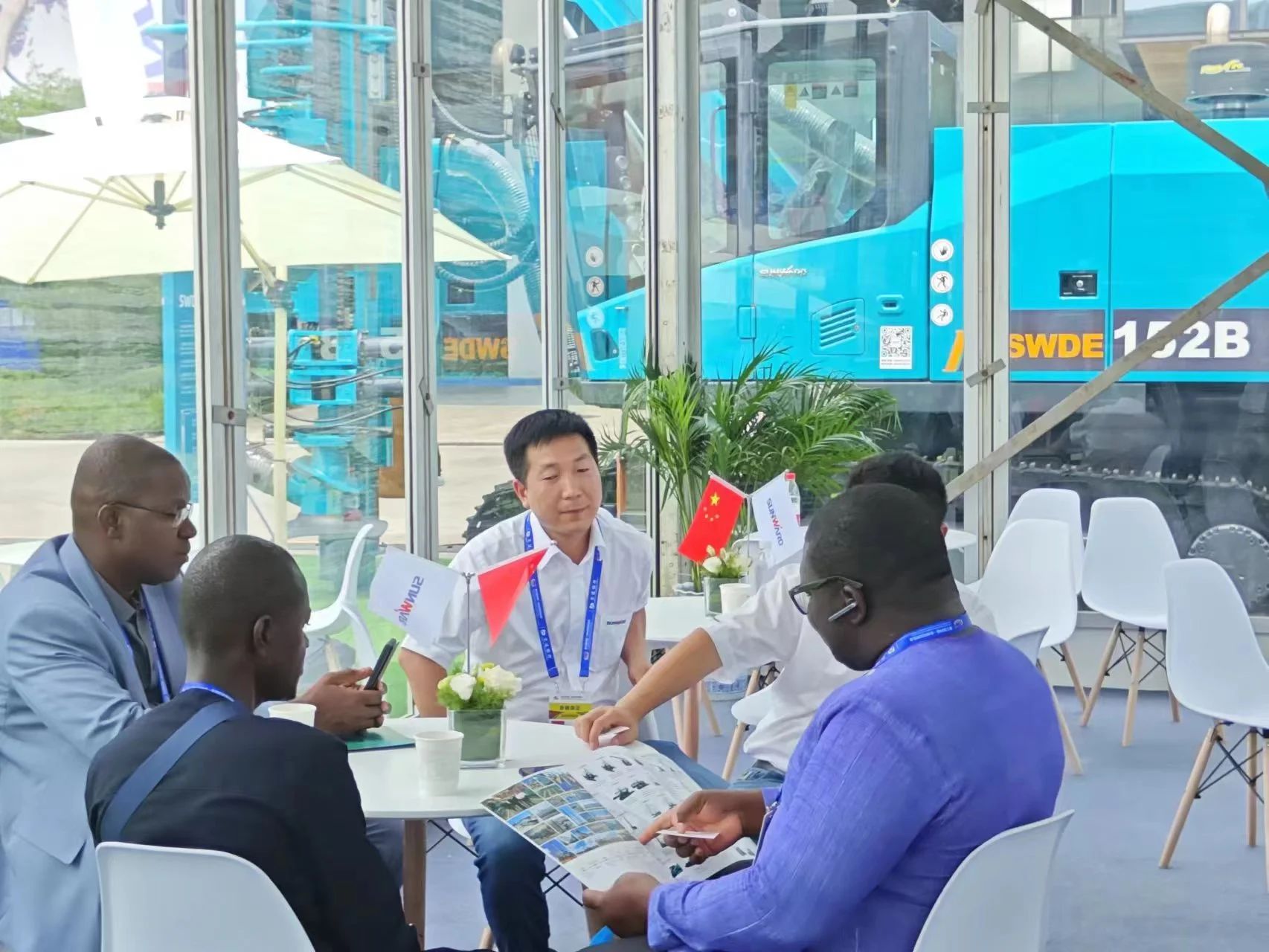 逐梦非洲，携手偕行！！！122cc太阳成智能亮相第三届中非经贸博览会