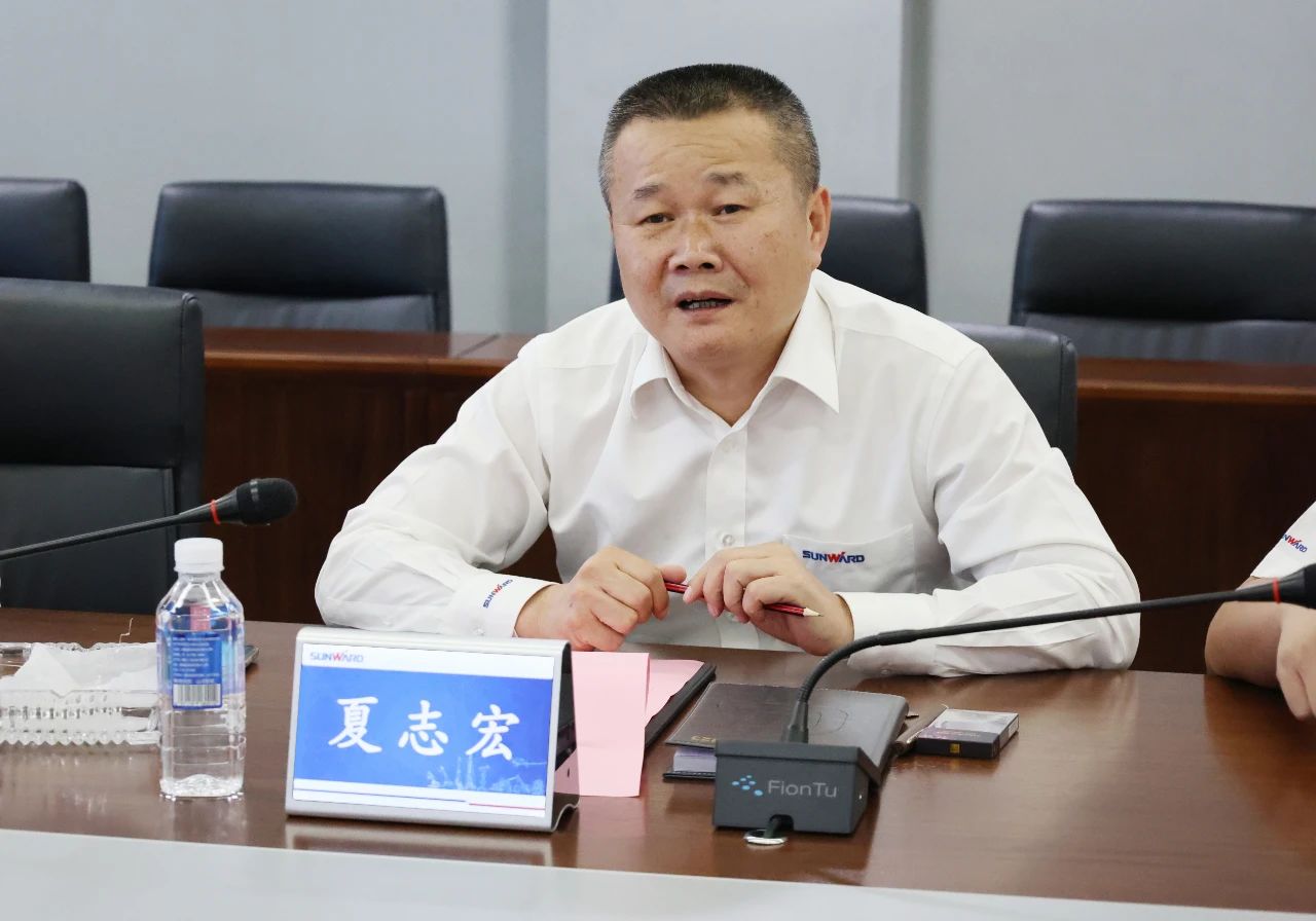 永青科技集团董事长胡晓东带队到访122cc太阳成智能