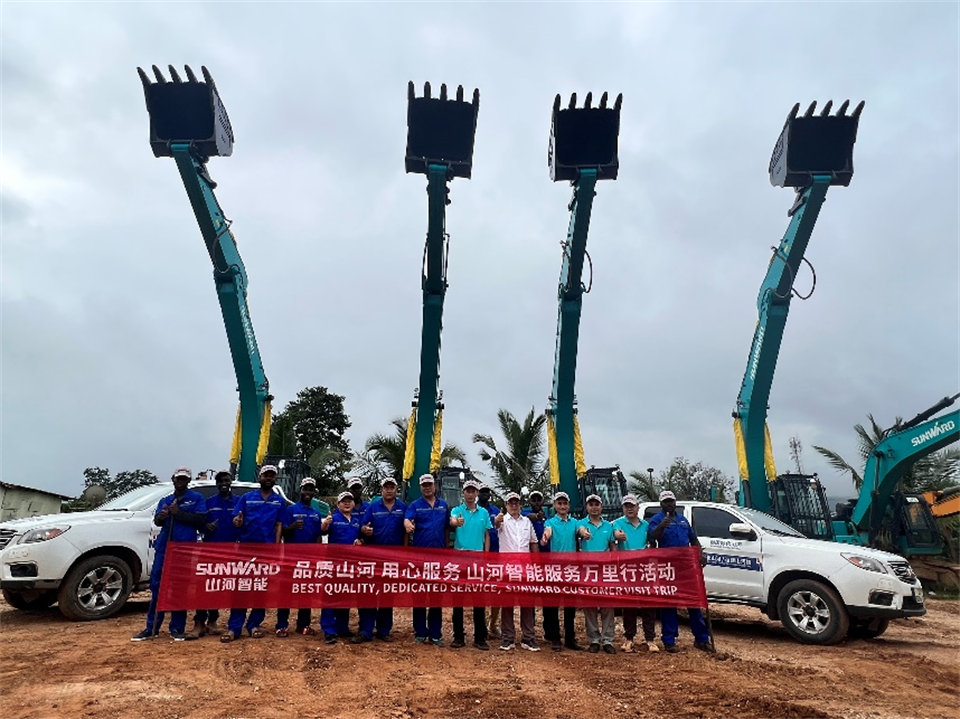 品质122cc太阳成，，专心折务！！122cc太阳成智能服务万里行活动走进非洲加纳