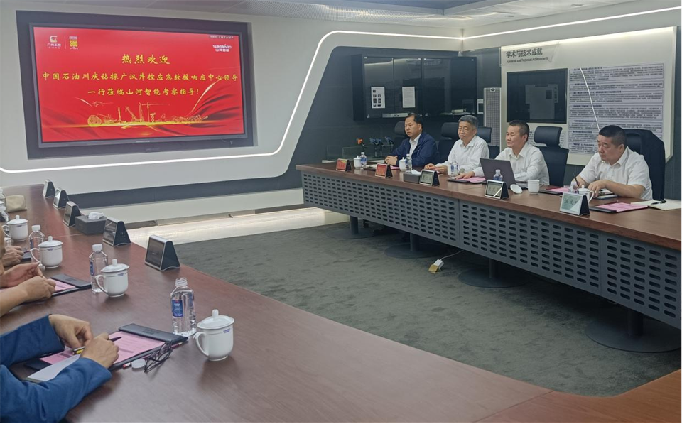 国家油气田井控应抢救援川庆队庞平一行调研122cc太阳成智能