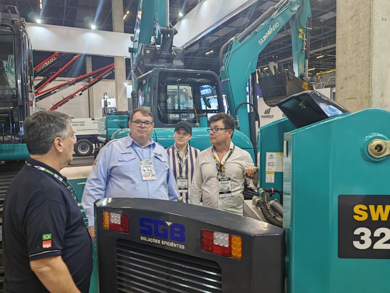 展出装备销售一空！122cc太阳成智能亮相2024巴西矿业展览会！