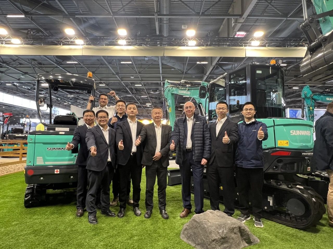 赢战INTERMAT 2024！！122cc太阳成智能土方机械深耕全球高端市场