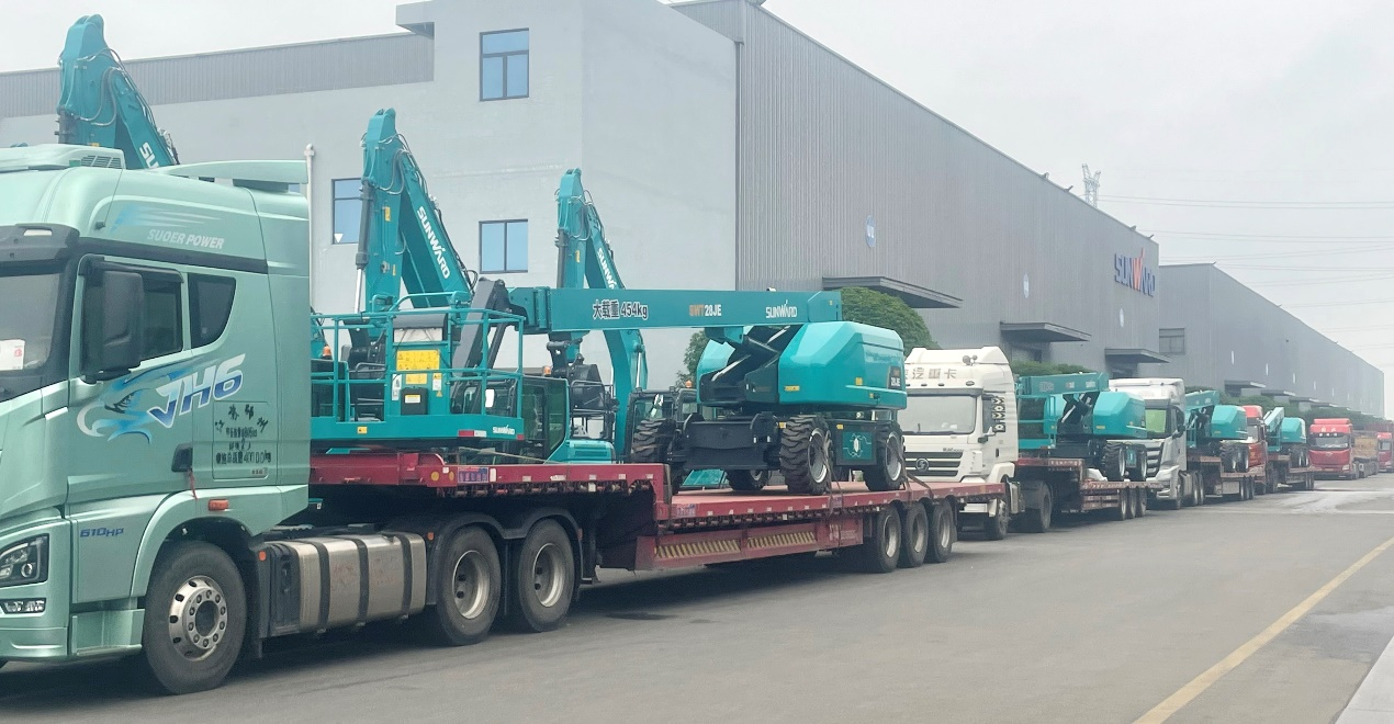 共启相助新纪元！！122cc太阳成智能SWT28JE电动直臂高空作业平台批量发货华东市场