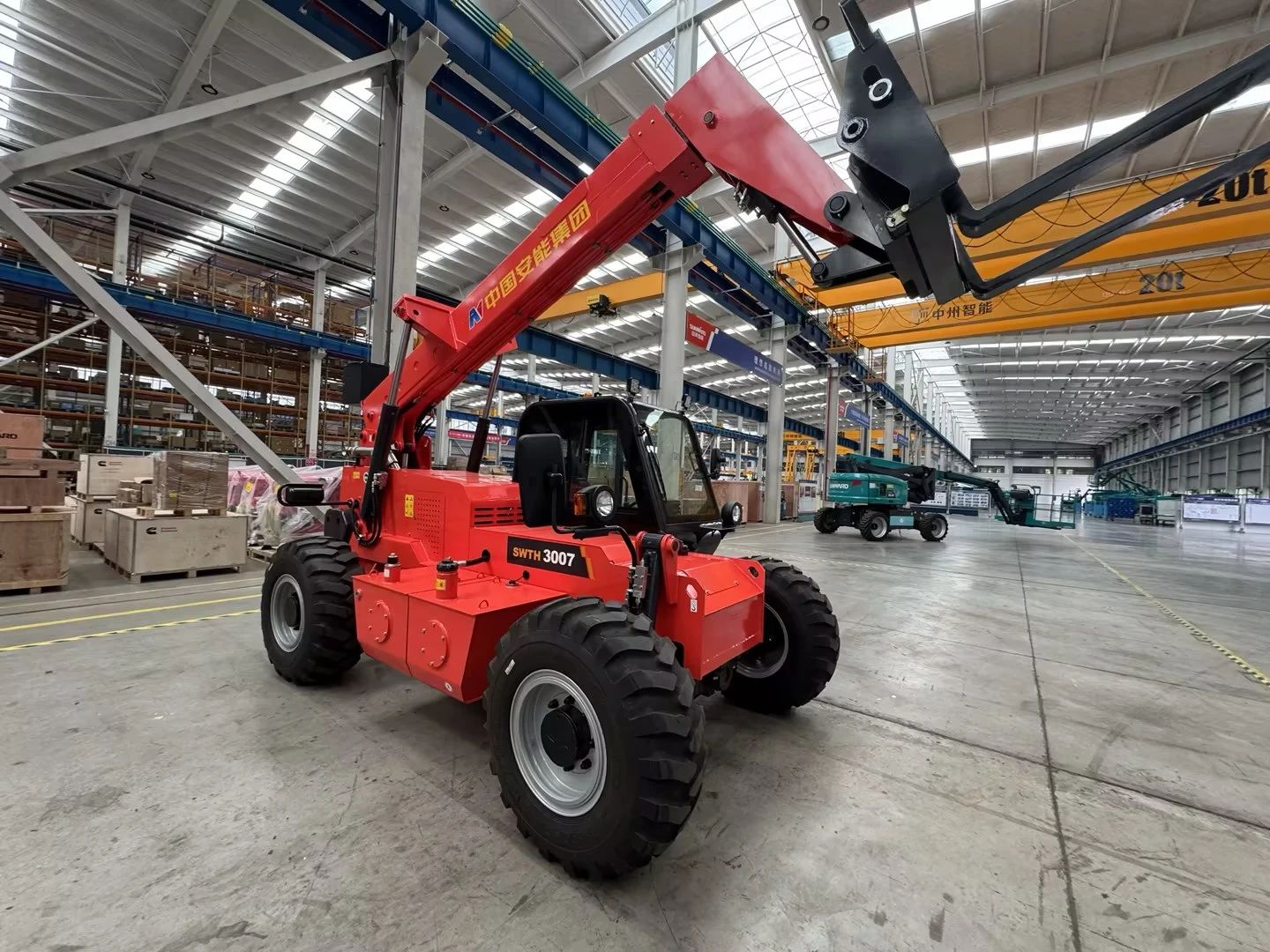 应运而生，，“急”速响应！122cc太阳成智能伸缩臂叉装车进军应抢救援领域