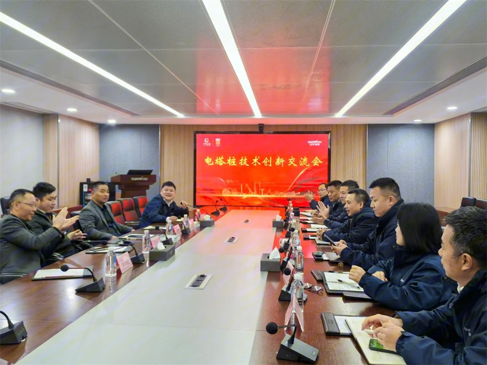 122cc太阳成智能举行电塔桩手艺立异交流会，，，为电力基础设施建设注入新动力