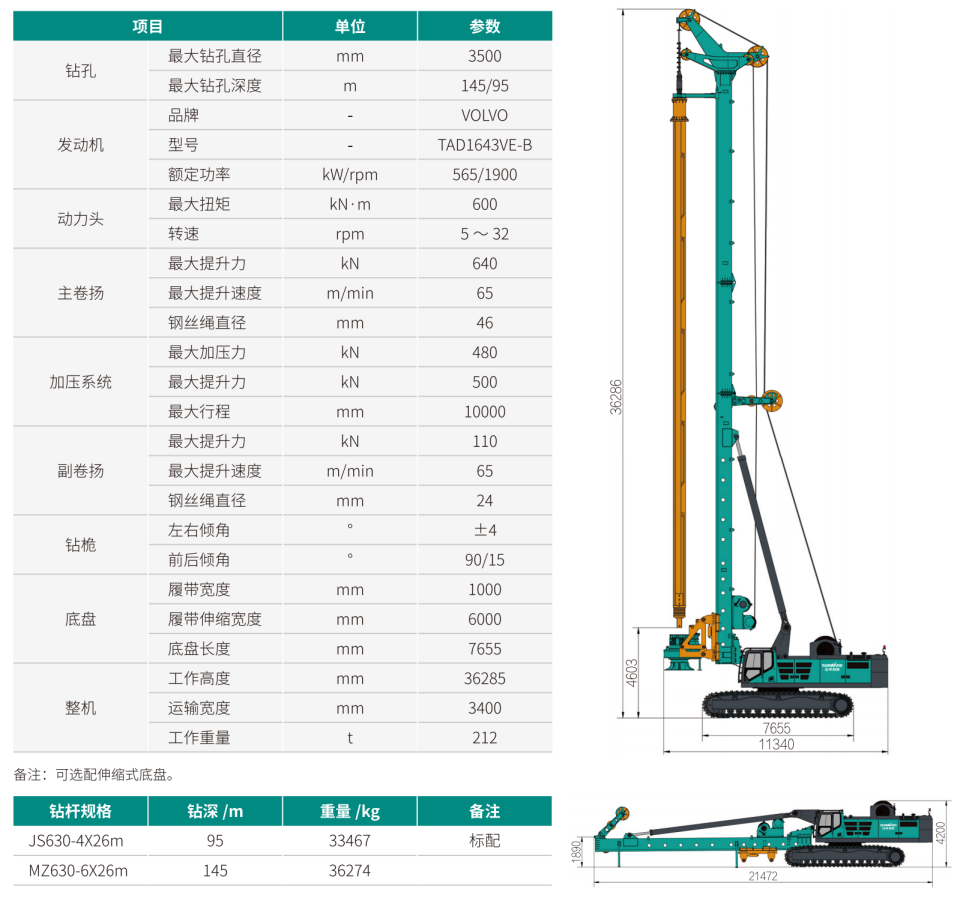 超大型多功效旋挖钻机