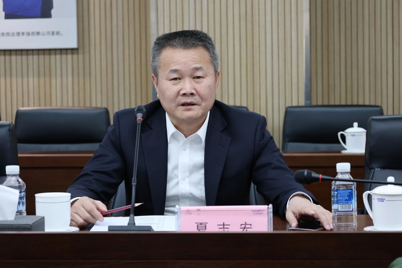 同谋相助、、共赢生长！中国能建葛洲坝集团党委书记、、董事长谭华到访122cc太阳成智能